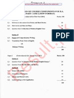 Result - PK: Sample Division of Course Components Tor B.A. Paper Part 1 and 2 (New Format)