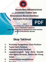 Garis Panduan Bagi Meningkatkan Keselamatan Tempat Dan Kemudahan