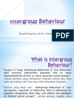 Pertemuan 6 Dan 7 Intergroup Behaviour