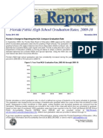 Florida Public High School Graduation Rates, 2009-10: Florida's Change To Reporting The NGA Compact Graduation Rate