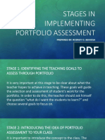 Implementing portfolio assessment