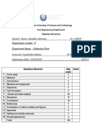 Highway Lab Report 8