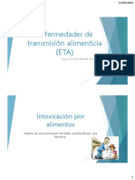 Enfermedades de Transmisión Alimenticia (ETA)