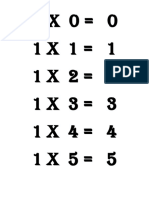 Tablas de Multiplicar