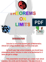 Theorems On Limits PDF