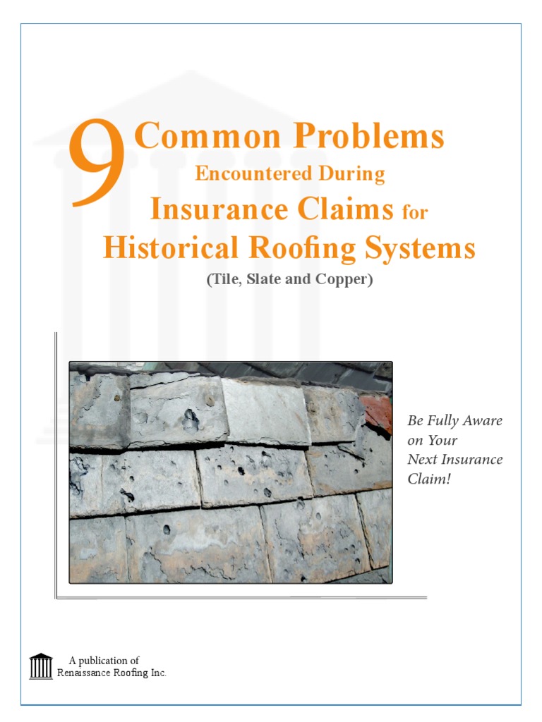 Navigating Insurance Claims for Historic Roofs | PDF | Roof | Insurance