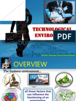 Technological Environment: BA 205-Business Environment Analysis