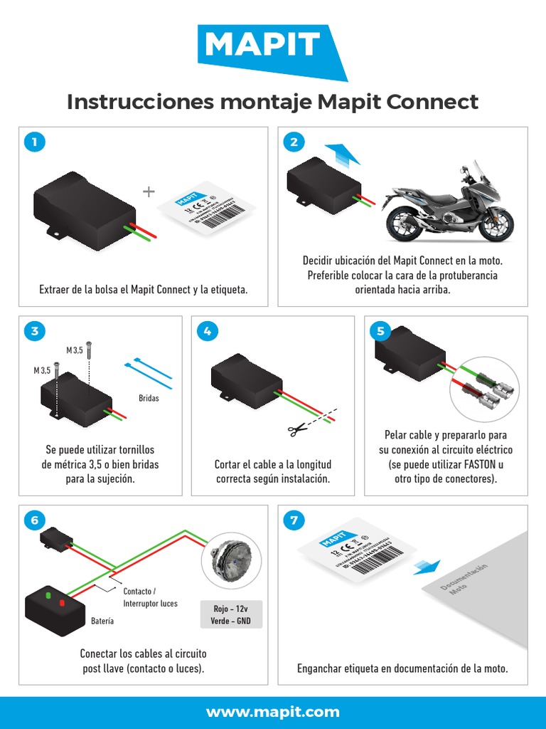Instalación de Mapit Connect en Moto | PDF