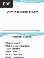 Overview of Network Security