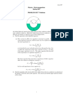 Physics: Electromagnetism Spring 2007 PROBLEM SET 7 Solutions