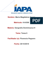 Tarea-6 Geografia Dominicana 1 MMG