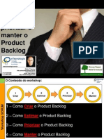 Workshop Como Criar, Estimar, Priorizar e Manter o Product Backlog