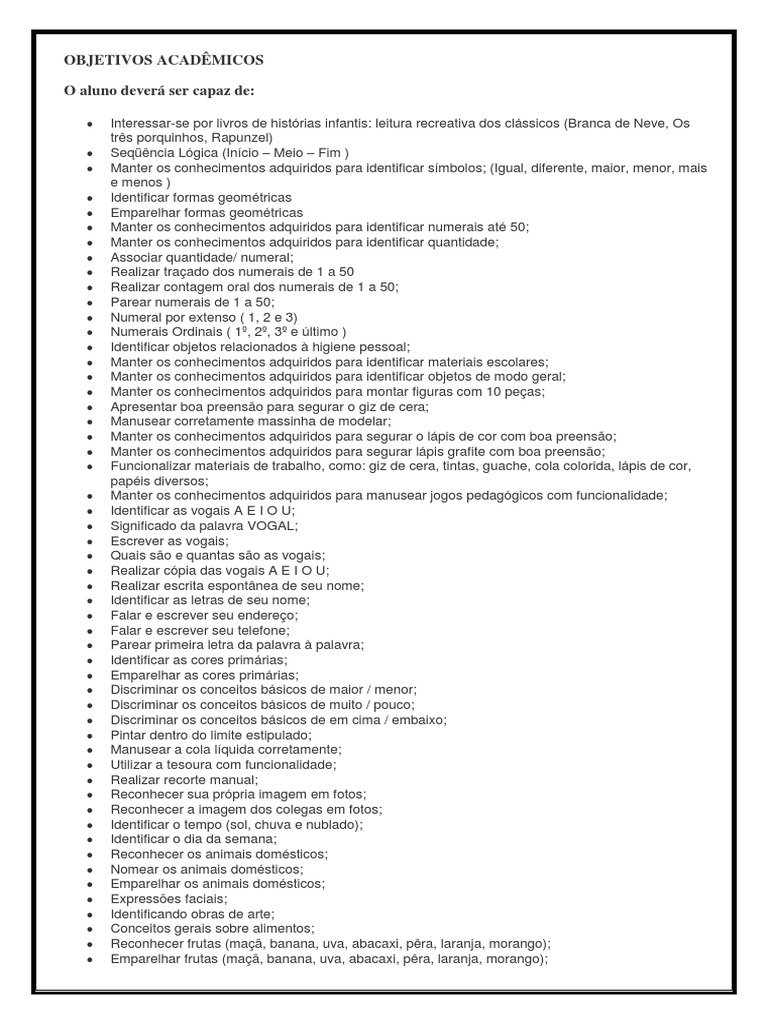 Plano de Aula para Alunos Autistas | PDF | Autismo | Humano