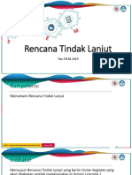 Rencana Tindak Lanjut