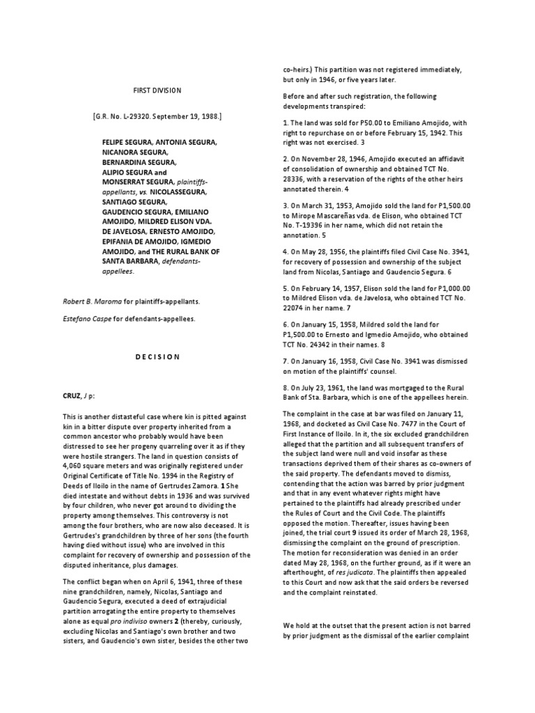 Inheritance Dispute Among Heirs | PDF | Concurrent Estate | Real Property