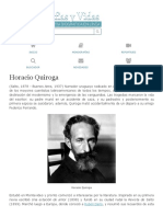 Biografia de Horacio Quiroga