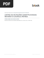 Limites Às Mutações Constitucionais. Revisão e Cláusula Pétrea