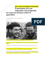 El Che Llegó a Ser El Amigo Incómodo de Fidel