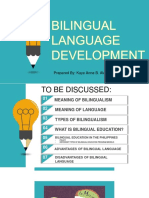 4.2 Bilingual Language Development