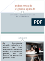 Fundamentos de la investigación aplicada