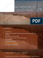 Estimating Resources Using Geostatistic