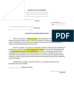 FORM 6 - Plaintiff Manifestation Subs