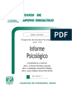 INFORME PSICOLOGICO