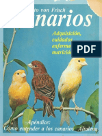Frisch Otto Von - Canarios - Adquisicion Cuidados Enfermedades Nutricion Y Canto.PDF