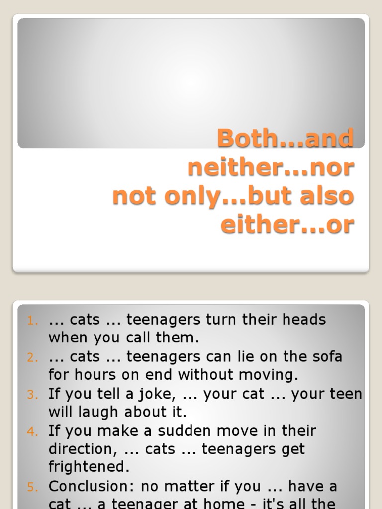 Conjunctions: Exercises & Examples | PDF