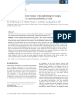 Local Steroid Injection Versus Wrist Splinting For Carpal Tunnel Syndrome: A Randomized Clinical Trial