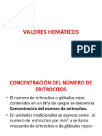 Valores Hemáticos