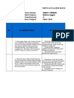 Analisis KKM 45