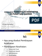 Analisis Pembiayaan Kesehatan