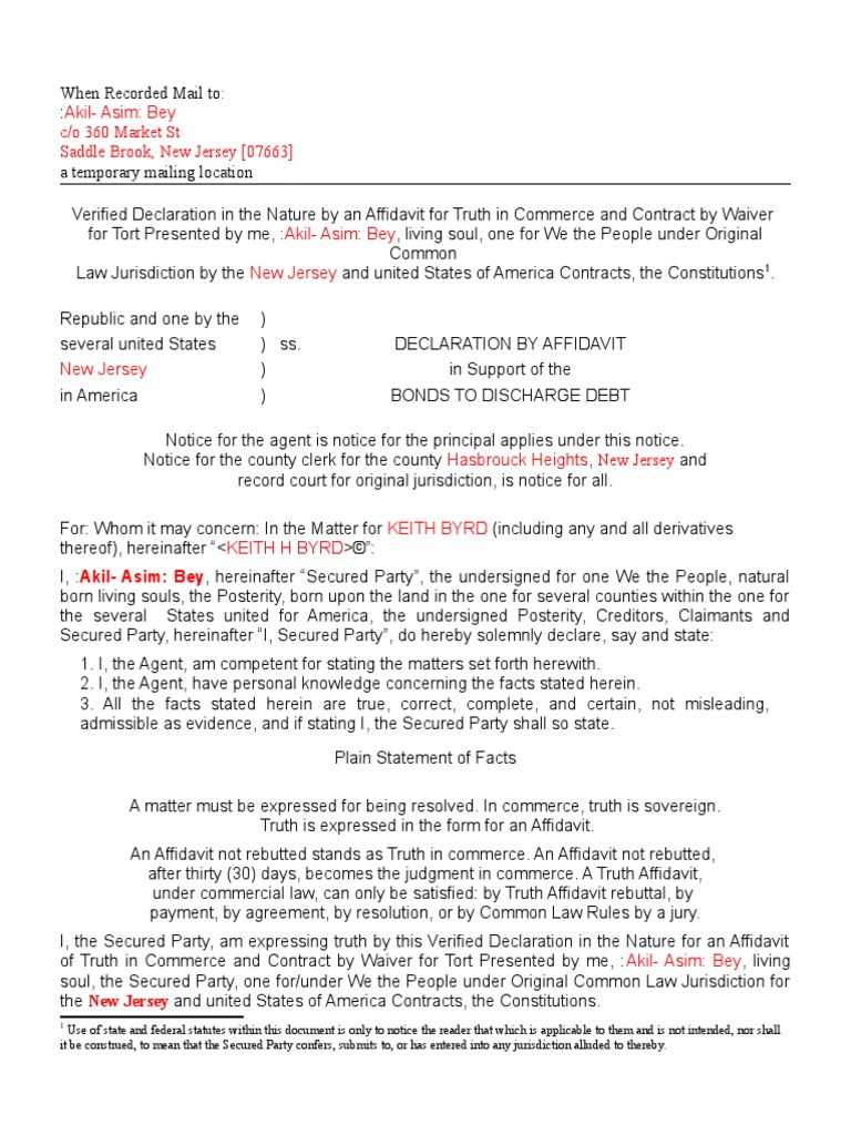 Statute Barred Letter Declaration | PDF | Uniform Commercial Code ...