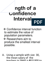 Length of A Confidence Interval