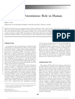 Postactivation Potentiation: Role in Human Performance