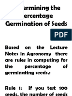 Number of Seeds Germinated