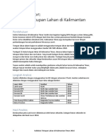 Technical Report - Kalkulasi Tutupan Lahan Di Kalimantan Timur 2016