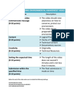 EARTHANDLIFESCIENCE Video Criteria