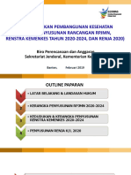 Arah Kebijakan Pembangunan Kesehatan 2019 - 2024