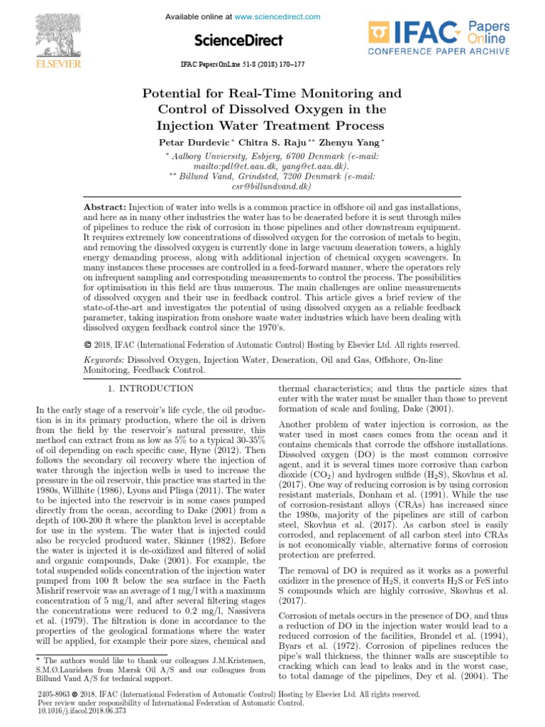 Control de Oxigeno Disuelto | PDF | Pipeline Transport | Corrosion