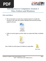 Introduction To Computers Session 3 Files Folders Windows