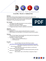 Lesson Plan - Discrete vs. Continuous Data