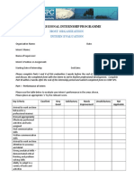 CCRIFSPC HostOrganization InternAssessment Form