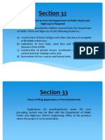 Section 32: When Permit/Authority From The Department of Public Works and Highways Is Required