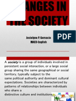 Changes in The Society