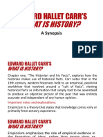 Edward Hallet Carr'S: What Is History?