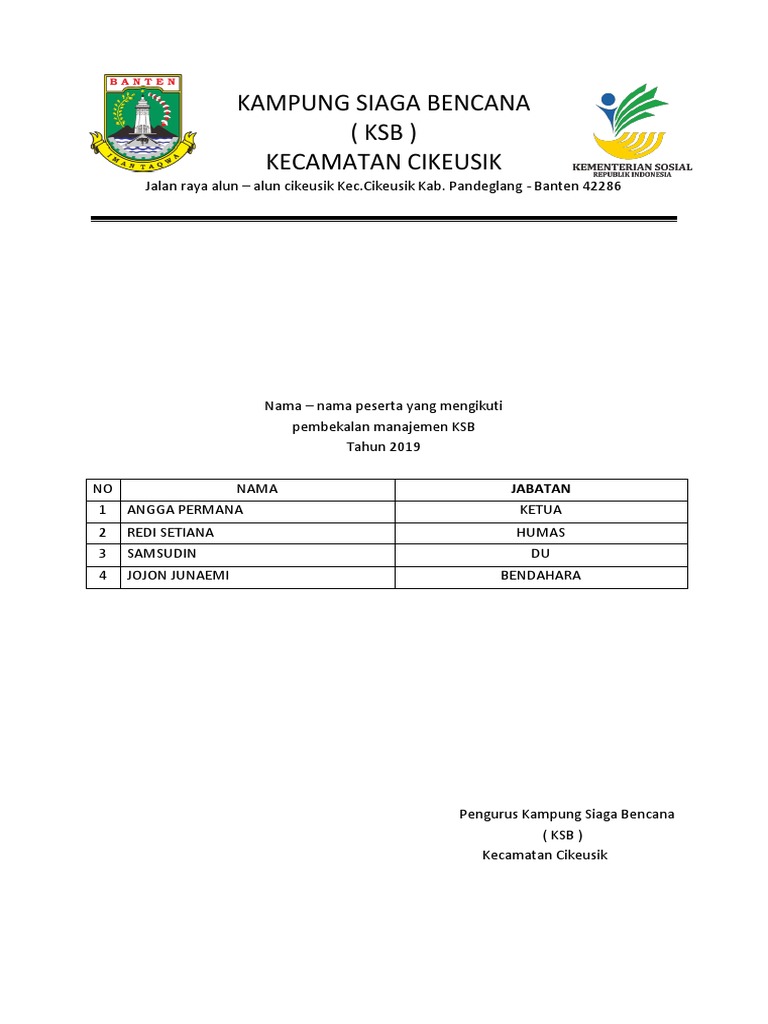 Desa Siaga Bencana Menyusun Rencana Aksi dan Peningkatan Kesiapsiagaan Warga