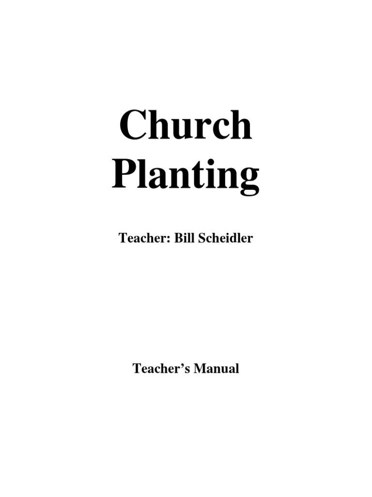 Church Planting | PDF | Acts Of The Apostles | Paul The Apostle