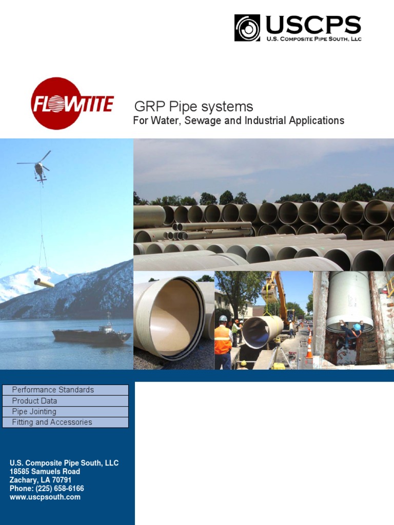 USCPS Flowtite Tri-Fold Brochure | PDF | Pipe (Fluid Conveyance ...